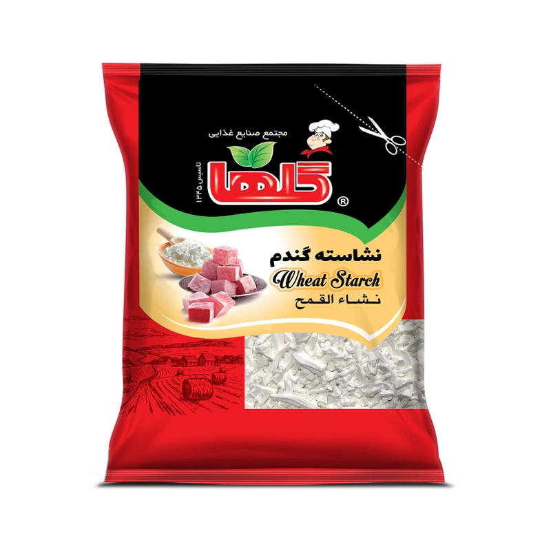 نشاسته گندم  - 50 گرم(سلفون) -   کارتن 80 تایی