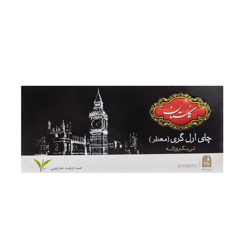 تی بگ ارل گری معطر 25 عددی گلستان-24 عددی