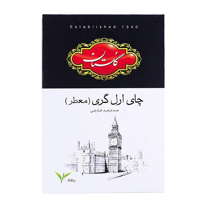 چای سیلان عطری 500 گرمی گلستان--10عددی