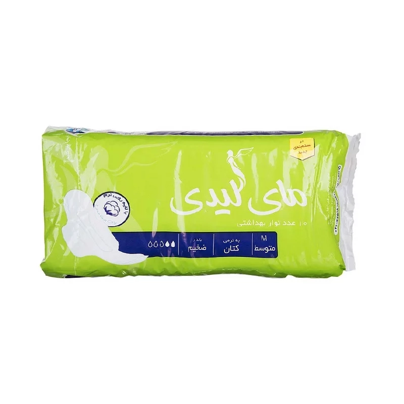 نوار بهداشتی بالدار سبز 10*36--36عددی