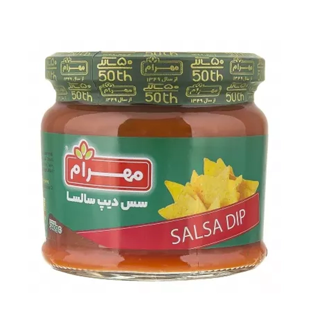 پرنیان مهیار-سس سالسا(دیپ)340گ شیشه مهرام--6عددی